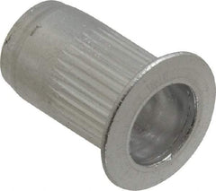 RivetKing - #10-24, 0.02 to 0.13" Grip, 19/64" Drill, Aluminum Standard Rivet Nut - Uncoated, Countersunk Head - Americas Industrial Supply