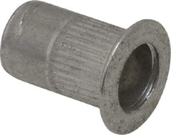 RivetKing - #10-32, 0.02 to 0.13" Grip, 19/64" Drill, Aluminum Standard Rivet Nut - Uncoated, Countersunk Head - Americas Industrial Supply