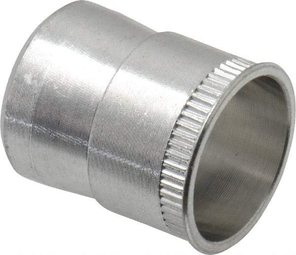 RivetKing - 5/16-18 UNC, Uncoated, Aluminum Knurled Rivet Nut Inserts - 0.531" to 0.536" Grip, 1/2" Drill Size - Americas Industrial Supply