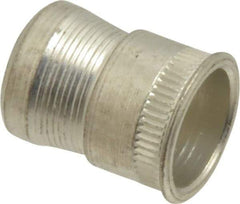 RivetKing - M5x0.80 Metric Coarse, Zinc-Plated, Steel Knurled Rivet Nut Inserts - 0.02" to 0.13" Grip, 9/32" Drill Size - Americas Industrial Supply