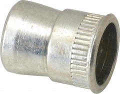 RivetKing - #10-24 UNC, Zinc-Plated, Steel Knurled Rivet Nut Inserts - 0.297" to 0.302" Grip, 9/32" Drill Size - Americas Industrial Supply