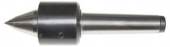 Interstate - MT5 Taper Shank Shank, 2.736" Head Diam, 3,960 Lb Capacity, Live Center - 3,400 Max RPM, 1.772" Point Diam, 2.68" Point Len, 3,960 Lb Max Workpc, Long Point - Americas Industrial Supply