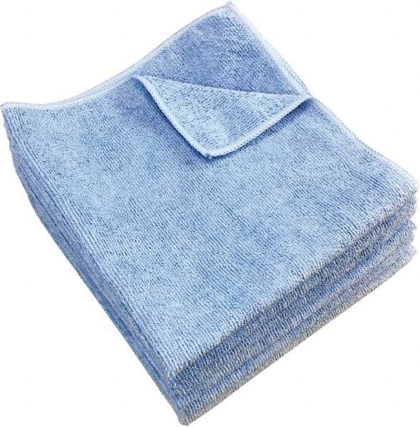 PRO-SOURCE - Dry Microfiber Wipes - Packet, 16" x 16" Sheet Size, Blue - Americas Industrial Supply