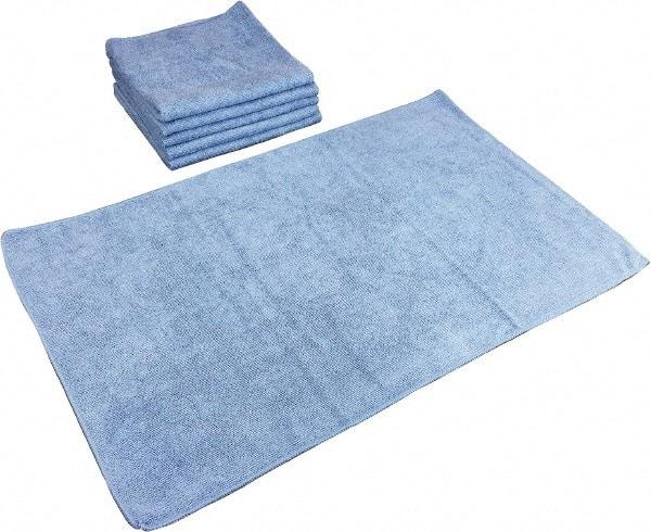 PRO-SOURCE - Reusable Microfiber Wipes - Packet, 16" x 27" Sheet Size, Blue - Americas Industrial Supply