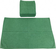 PRO-SOURCE - Reusable Microfiber Wipes - Packet, 16" x 24" Sheet Size, Green - Americas Industrial Supply