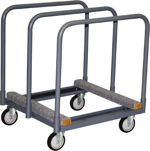 Jamco - 1,200 Lb Capacity Steel Panel Truck - Carpeted Wood Deck, 28" OAW - Americas Industrial Supply