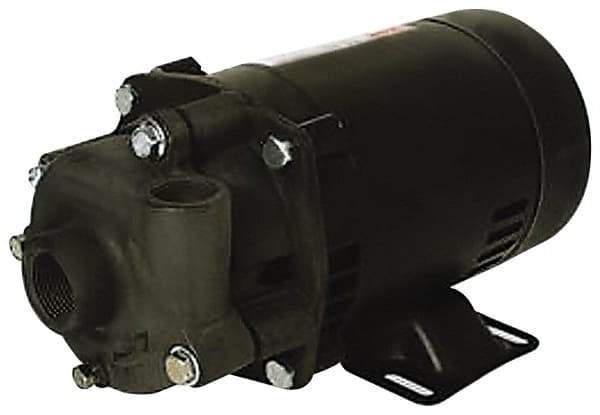 Pentair - ODP Motor, 115/208-230 Volt, 1 Phase, 1/2 HP, Cast Iron Straight Pump - 1-1/4 Inch Inlet, 1 Inch Outlet, 42 Max Head psi, Bronze Impeller, Cast Iron Shaft, Buna-N Seal, 42 Ft. Shut Off - Americas Industrial Supply