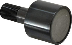 Accurate Bushing - 2" Roller Diam x 1-11/16" Width, 7/8" Stud Diam x 2" Length, Plain Load Roller - Steel, 1-1/8" Thread Length, 7/8-14 Thread, 3,490 Lb Dynamic Cap, 2,000 Lb Static Cap - Americas Industrial Supply