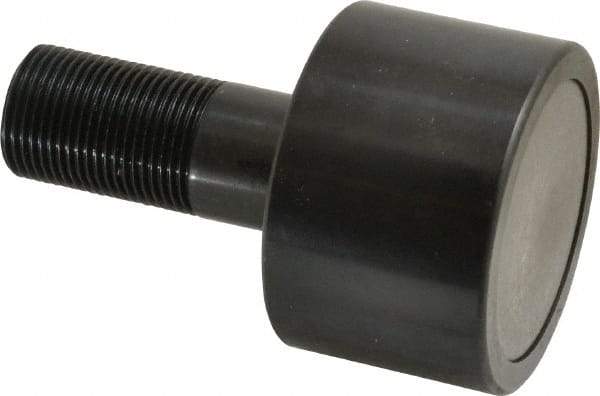 Accurate Bushing - 2-1/2" Roller Diam x 1-11/16" Width, 1" Stud Diam x 2-1/4" Length, Plain Load Roller - Steel, 1-1/2" Thread Length, 1-14 Thread, 5,120 Lb Dynamic Cap, 3,120 Lb Static Cap - Americas Industrial Supply