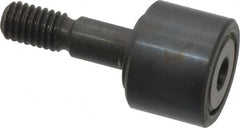 Made in USA - 1/2" Roller Diam x 3/8" Width, 3/16" Stud Diam x 5/8" Length, Stud Cam Follower - Steel, 1/4" Thread Length, 10-32 Thread, 544 Lb Dynamic Cap - Americas Industrial Supply