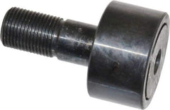 Made in USA - 1-3/4" Roller Diam x 1" Width, 3/4" Stud Diam x 1-3/4" Length, Stud Cam Follower - Steel, 7/8" Thread Length, 3/4-16 Thread, 5,108 Lb Dynamic Cap - Americas Industrial Supply