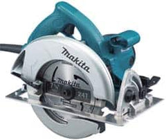 Makita - 15 Amps, 7-1/4" Blade Diam, 5,800 RPM, Electric Circular Saw - 120 Volts, 10' Cord Length, 5/8" Arbor Hole, Right Blade - Americas Industrial Supply