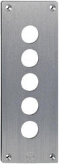 Schneider Electric - Pushbutton Control Station Front Plate - For Use with Harmony XAP - Americas Industrial Supply