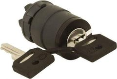 Schneider Electric - 22mm Mount Hole, 2 Position, Key Operated, Selector Switch Only - Black, Maintained (MA), Nonilluminated, Shock, Vibration and Water Resistant - Americas Industrial Supply