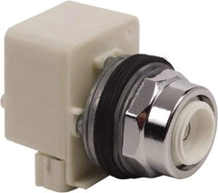 Schneider Electric - 1.18 Inch Mount Hole, Extended Straight, Pushbutton Switch Only - Round, Illuminated, Momentary (MO), Weatherproof, Dust and Oil Resistant - Americas Industrial Supply