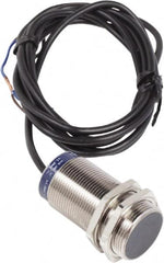 Telemecanique Sensors - NPN, PNP, 10mm Detection, Cylinder, Inductive Proximity Sensor - 2 Wires, IP68, IP69, 24 to 240 VAC/VDC, M30x1.5 Thread, 62mm Long - Americas Industrial Supply