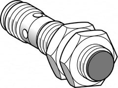 Telemecanique Sensors - NPN, PNP, NC, 5mm Detection, Cylinder, Inductive Proximity Sensor - 2 Wires, IP67, IP69, 12 to 24 VDC, M18x1 Thread, 50mm Long - Americas Industrial Supply