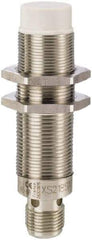 Telemecanique Sensors - PNP, 12mm Detection, Cylinder, Inductive Proximity Sensor - 3 Wires, IP67, IP69, 12 to 24 VDC, M18x1 Thread, 70mm Long - Americas Industrial Supply