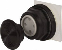 Schneider Electric - 30mm Mount Hole, Extended Straight, Pushbutton Switch Only - Black Pushbutton, Momentary (MO) - Americas Industrial Supply