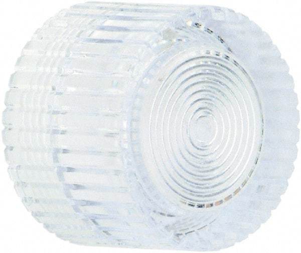 Schneider Electric - Pushbutton Switch Cap - Clear, Round Button, Illuminated - Americas Industrial Supply