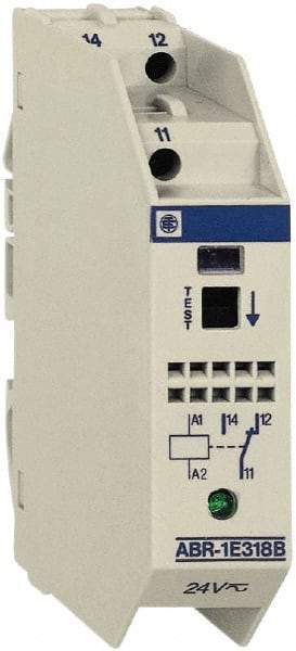 Schneider Electric - 15 Milliamp, 2NO Configuration, Interface Relay Module - DIN Rail Mount, 23 to 104°F, 110 to 127 VDC - Americas Industrial Supply