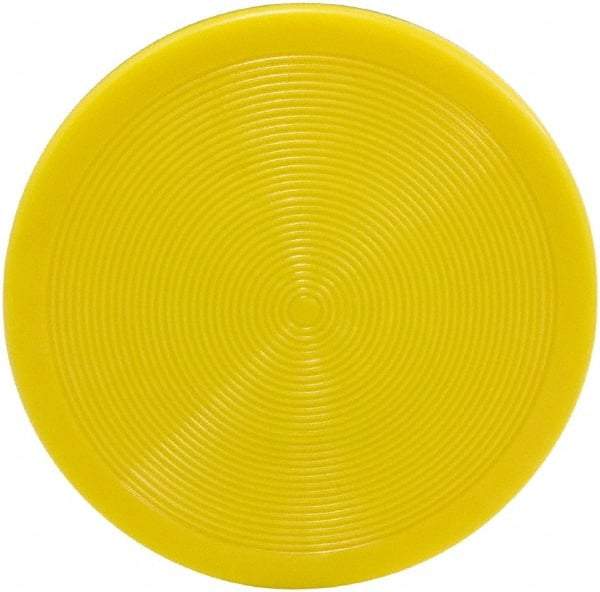 Schneider Electric - Extended Mushroom Head Pushbutton Switch Knob - Yellow, Round Button, Incandescent Lamp, Illuminated - Americas Industrial Supply