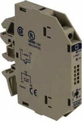 Schneider Electric - 17 Milliamp, NC Configuration, Interface Relay Module - DIN Rail Mount, 23 to 131°F, 120 to 127 Volt - Americas Industrial Supply