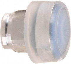 Schneider Electric - 22mm Mount Hole, Extended Straight, Pushbutton Switch Only - Round, Blue Pushbutton, Nonilluminated, Momentary (MO) - Americas Industrial Supply