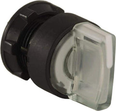 Schneider Electric - 22mm Mount Hole, 3 Position, Handle Operated, Selector Switch Only - White, Maintained (MA), Illuminated, Shock, Vibration and Water Resistant - Americas Industrial Supply