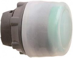 Schneider Electric - 22mm Mount Hole, Extended Straight, Pushbutton Switch Only - Round, Green Pushbutton, Nonilluminated, Momentary (MO) - Americas Industrial Supply