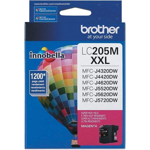 Brother - Magenta Ink Cartridge - Use with Brother MFC-J4320DW, J4420DW, J4620DW, J5520DW, J5620DW, J5720DW - Americas Industrial Supply