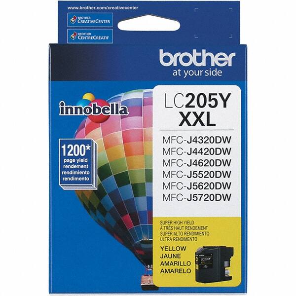 Brother - Yellow Ink Cartridge - Use with Brother MFC-J4320DW, J4420DW, J4620DW, J5520DW, J5620DW, J5720DW - Americas Industrial Supply