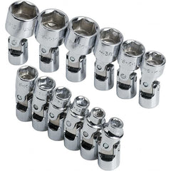 SK - 1/4" Drive Standard Socket Set - 5 to 15mm, Metric Measurement Standard - Americas Industrial Supply
