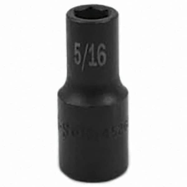 SK - Impact Socket - 3/8"DR 6PT 5/16" SEMI-DEEP SOCKET - Americas Industrial Supply