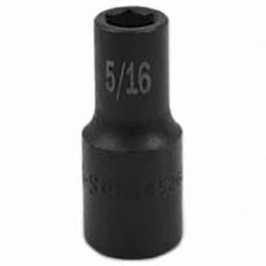 SK - Impact Socket - 3/8"DR 6PT 5/16" SEMI-DEEP SOCKET - Americas Industrial Supply