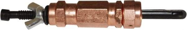 Zephyr Tool Group - 1/4 Drill 1/4" Pin Diam, Copper Cleco Wing Nut Fastener - Standard Length, 0 to 1" Grip - Americas Industrial Supply