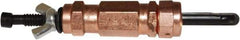 Zephyr Tool Group - 1/4 Drill 1/4" Pin Diam, Copper Cleco Wing Nut Fastener - Standard Length, 0 to 1" Grip - Americas Industrial Supply