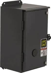 Square D - 12 NEMA Rated, 12 Pole, Electrically Held Lighting Contactor - 20 A (Tungsten), 30 A (Fluorescent), 110 VAC at 50 Hz, 120 VAC at 60 Hz, 12NO Contact Configuration - Americas Industrial Supply