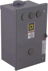 Square D - 3R NEMA Rated, 4 Pole, Electrically Held Lighting Contactor - 20 A (Tungsten), 30 A (Fluorescent), 110 VAC at 50 Hz, 120 VAC at 60 Hz, 4NO Contact Configuration - Americas Industrial Supply