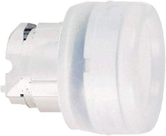 Schneider Electric - 22mm Mount Hole, Flush, Pushbutton Switch Only - Round, White Pushbutton, Nonilluminated, Momentary (MO) - Americas Industrial Supply