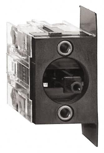 Schneider Electric - 2NO, 3 Amp, Electrical Switch Contact Block - 240 VAC, Screw Terminal, For Use with XACB, XACM - Americas Industrial Supply