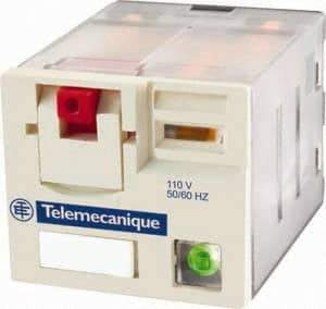 Schneider Electric - 3,750 VA Power Rating, Electromechanical Plug-in General Purpose Relay - 15 Amp at 250 VAC & 28 VDC, 3CO, 48 VAC - Americas Industrial Supply