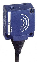 Telemecanique Sensors - NPN, PNP, 10 to 15mm Detection, Flat, Inductive Proximity Sensor - 2 Wires, IP68, 24 to 240 VAC/VDC, 26mm Wide - Americas Industrial Supply