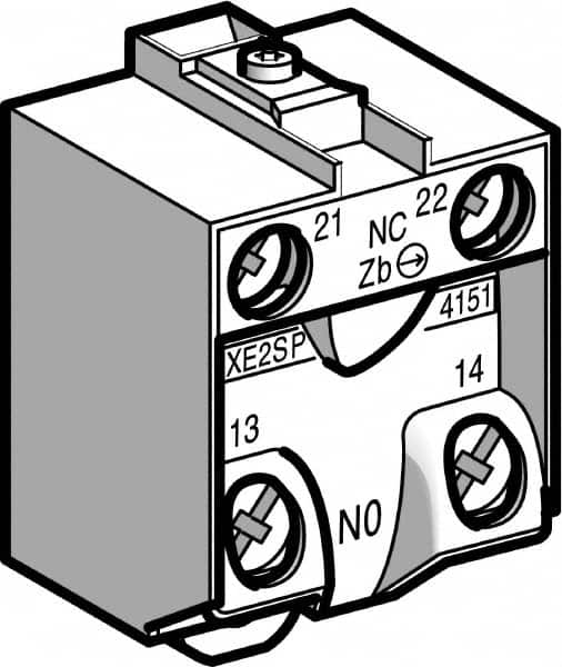 Telemecanique Sensors - NO/NC, Electrical Switch Contact Block - Americas Industrial Supply