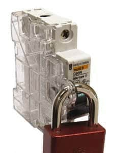 Schneider Electric - Circuit Breaker Handle Lock Offs - Use with Multi 9 C60 Circuit Breakers - Americas Industrial Supply