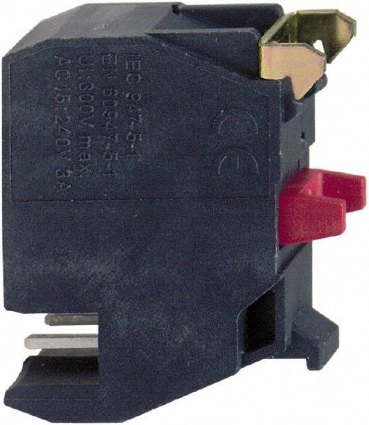 Schneider Electric - NC, Multiple Amp Levels, Electrical Switch Contact Block - Plug-in Terminal - Americas Industrial Supply