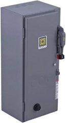 Square D - 3 Pole, 600 VAC, 45 Continuous Amp, 10 hp, 25 hp, 20 - 25 hp and 7-1/2 - 10 hp hp, Enclosed NEMA Combination Starter - NEMA 1 - Americas Industrial Supply