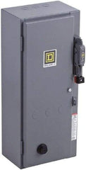 Square D - 3 Pole, 600 VAC, 27 Continuous Amp, 10 hp, Enclosed NEMA Combination Starter - NEMA 1, 30 Amp Short Circuit Protection - Americas Industrial Supply