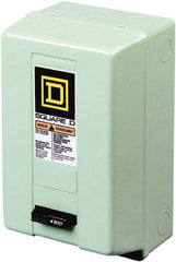 Square D - 3 Pole, 220 Coil VAC at 50 Hz, 240 Coil VAC at 60 Hz, 90 Amp NEMA Contactor - NEMA 1 Enclosure, 50 Hz at 220 VAC and 60 Hz at 240 VAC - Americas Industrial Supply