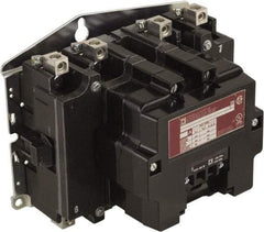 Square D - No Enclosure, 4 Pole, Electrically Held Lighting Contactor - 100 A (Tungsten), 220 VAC at 50 Hz, 240 VAC at 60 Hz - Americas Industrial Supply